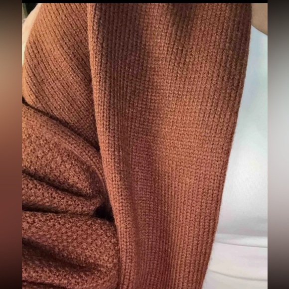 Luxe Comfy Long Sleeve Oversized Loose Relaxed Fit Knit Cocoon Cardigan Sweater - Picture 5 of 5